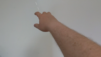 Continuous hand gesture example 30