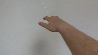 Continuous hand gesture example 43